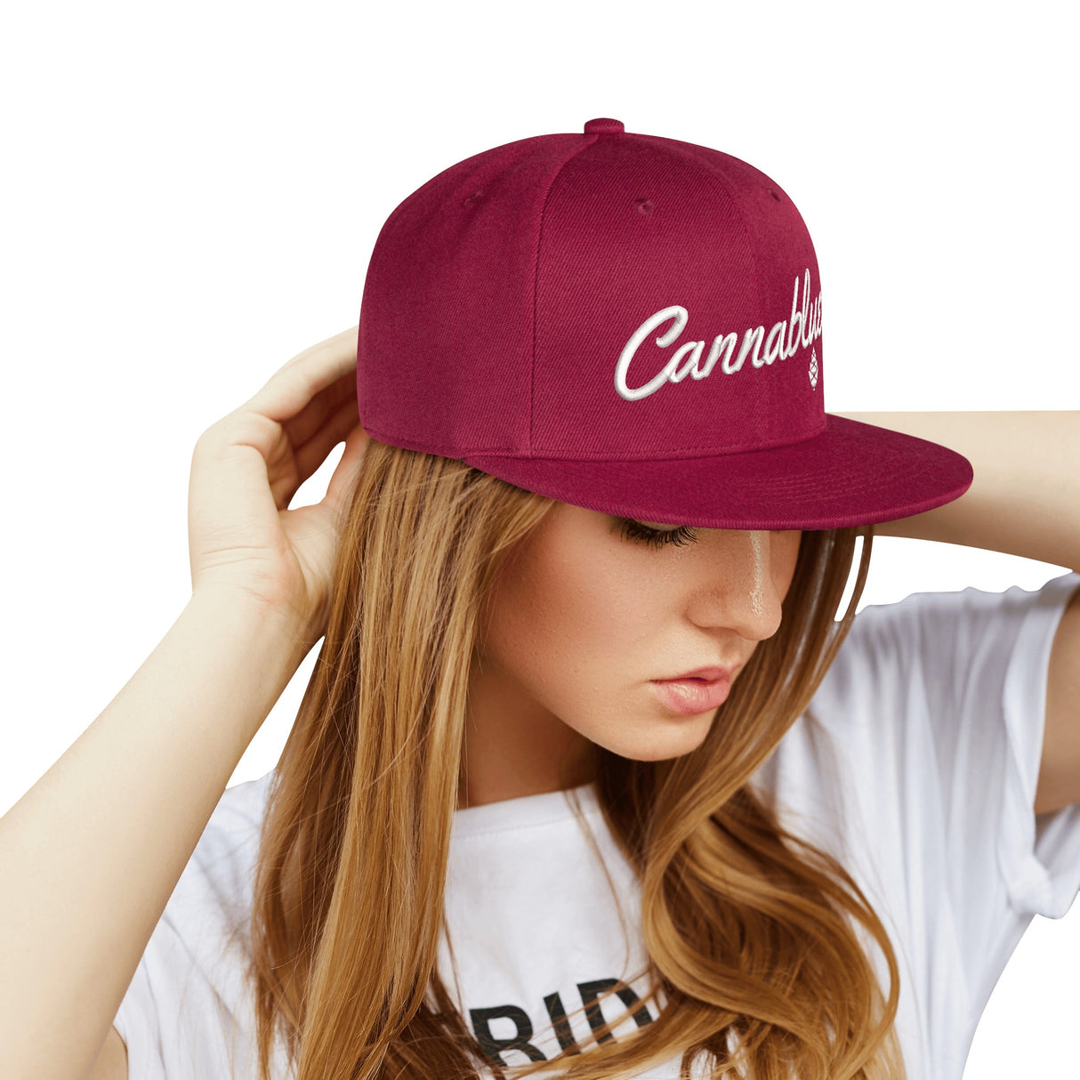 Script 4-sided snapback