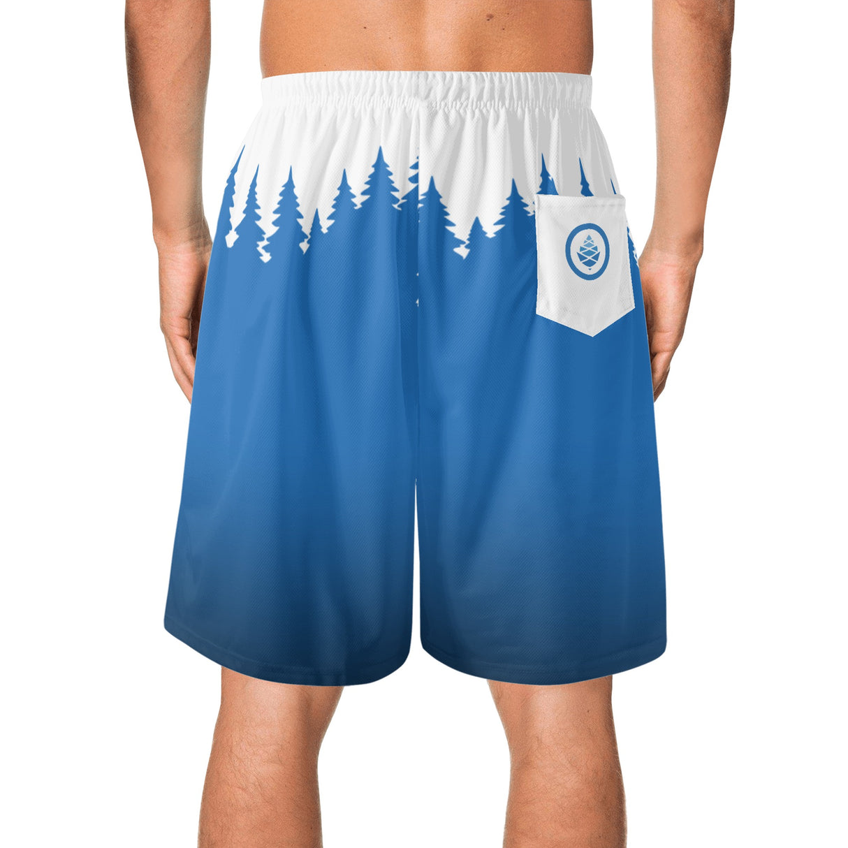Hashsquatch Mens Lightweight Beach Shorts