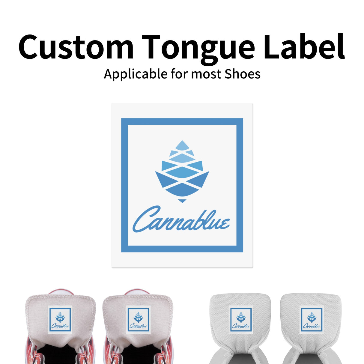 Cone Mens Court Skate Shoes With Customized Tongue