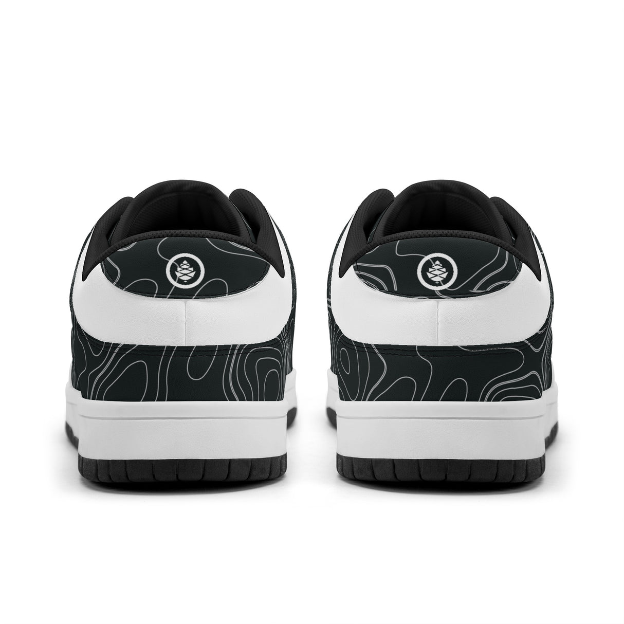 Mens Dunk Stylish Low Top Leather Sneakers