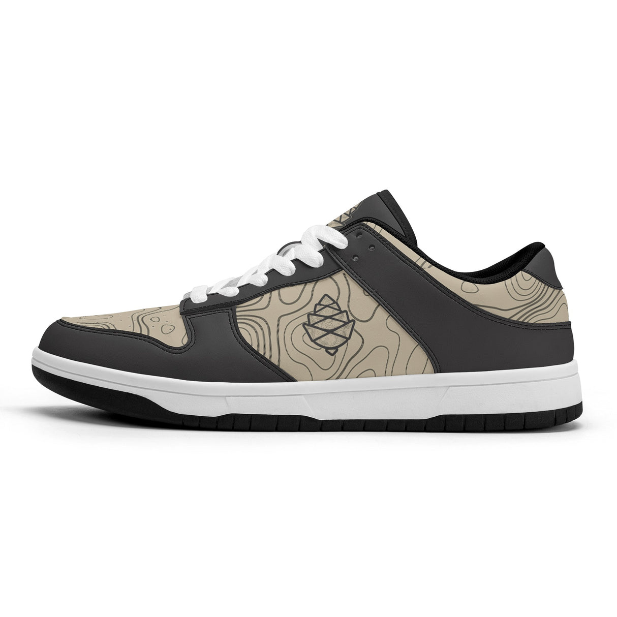 Mens Dunk Stylish Low Top Leather Sneakers