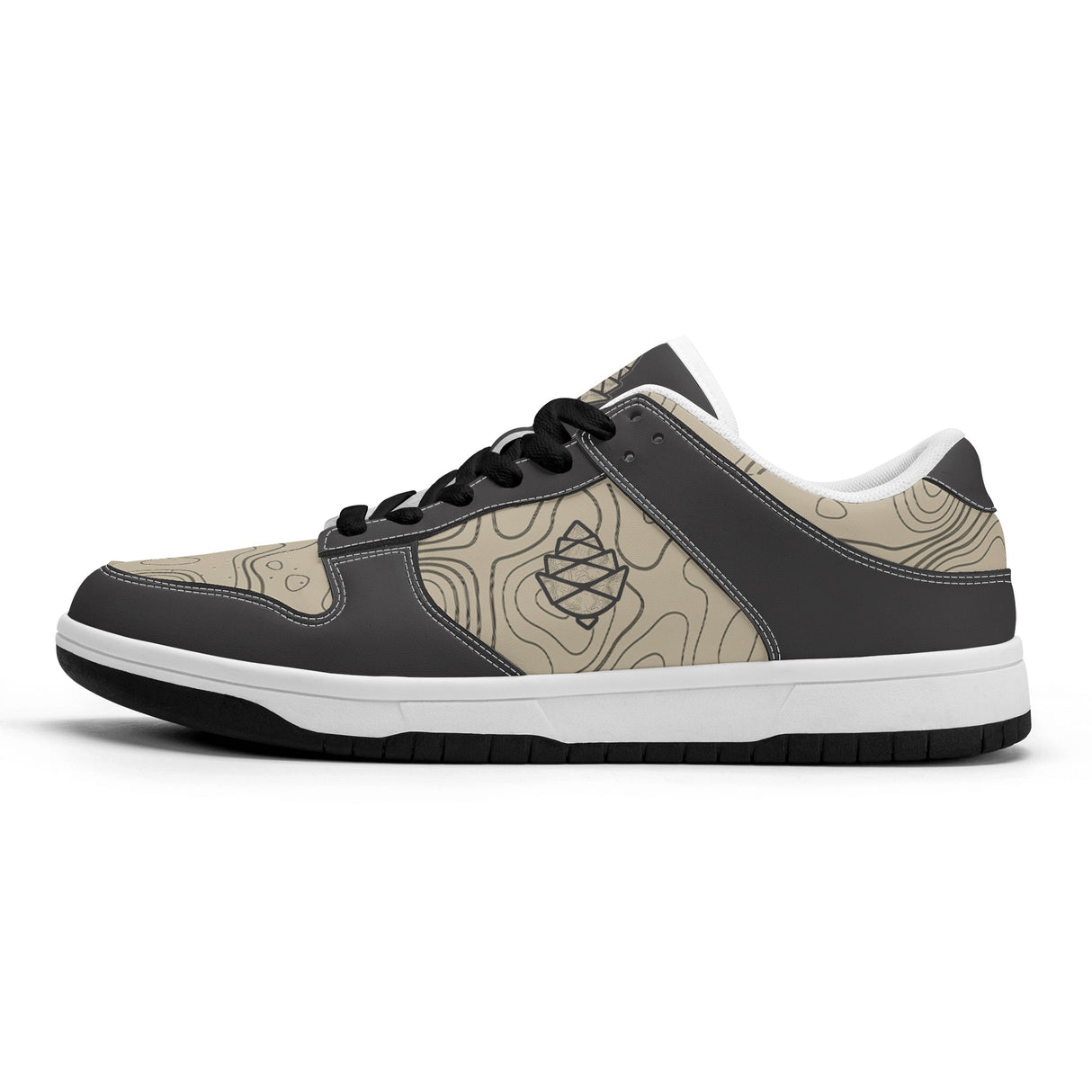 Mens Dunk Stylish Low Top Leather Sneakers