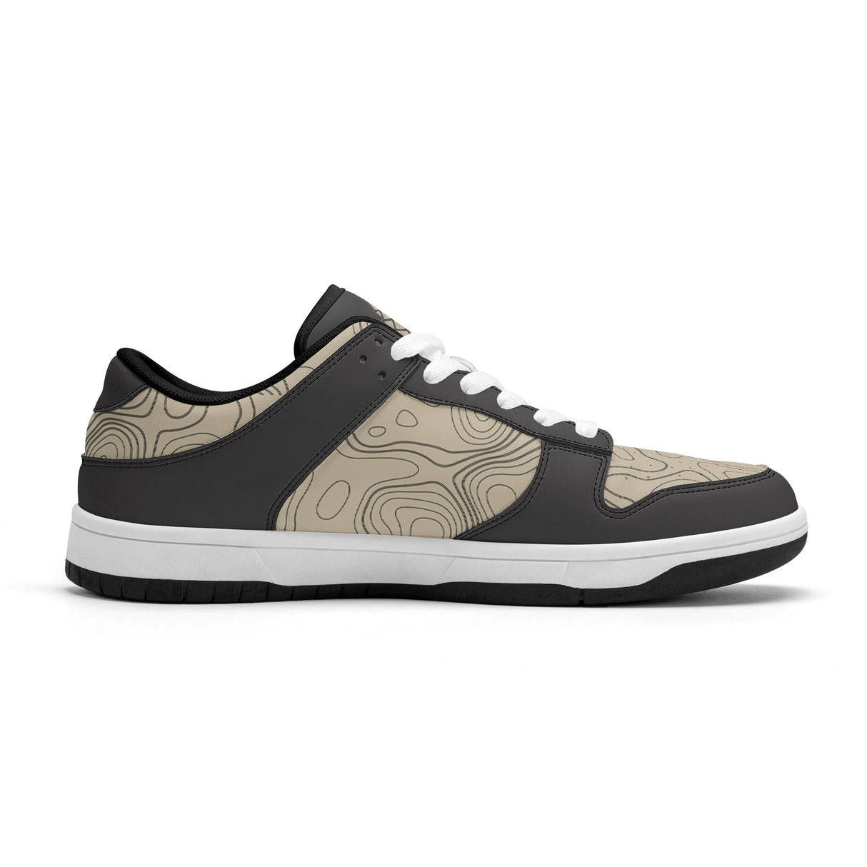 Mens Dunk Stylish Low Top Leather Sneakers
