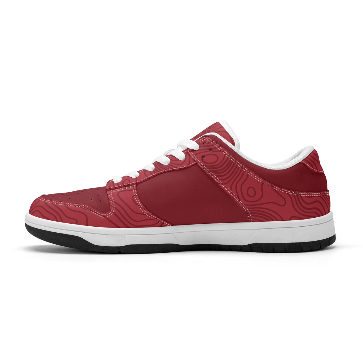 Mens Dunk Stylish Low Top Leather Sneakers