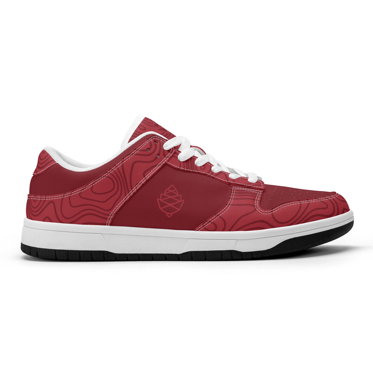 Mens Dunk Stylish Low Top Leather Sneakers