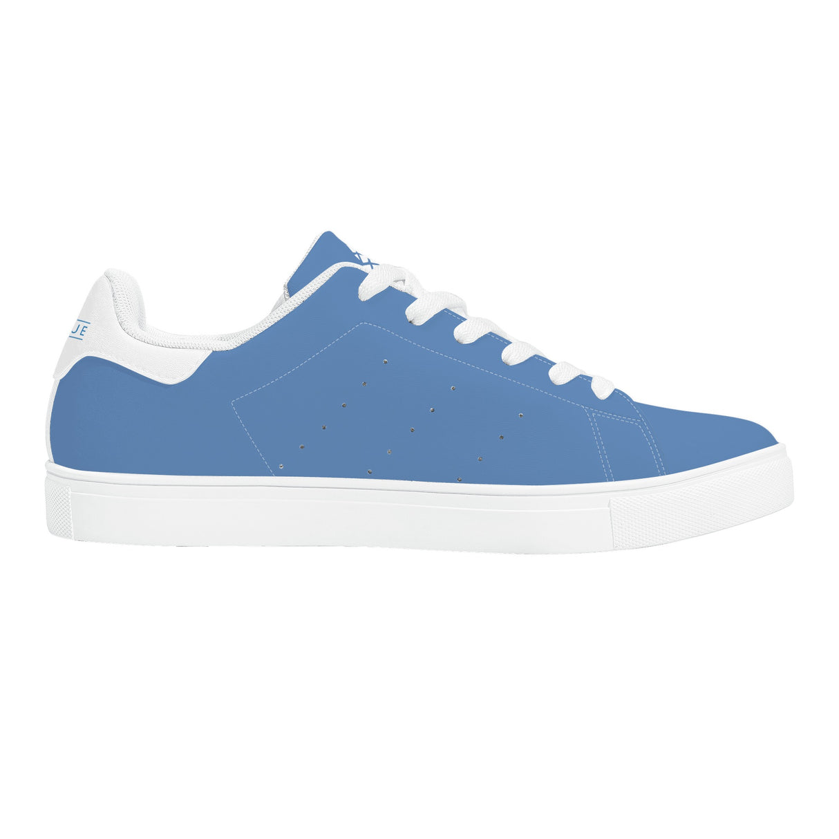 Lake Blue Mens Low Top Leather Sneakers