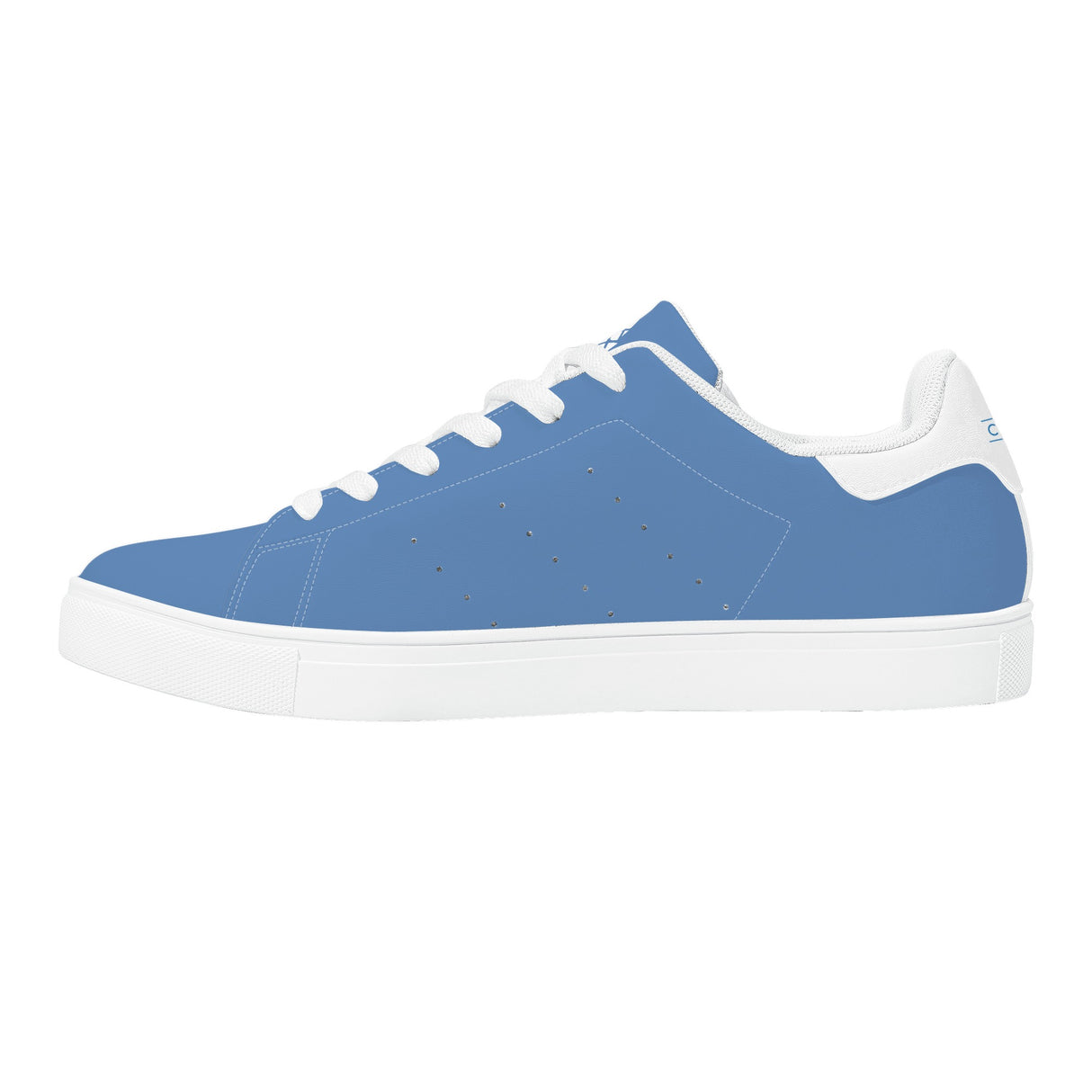 Lake Blue Mens Low Top Leather Sneakers
