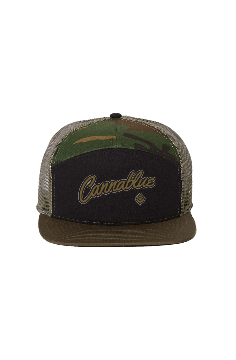 Black Camo Loden cap
