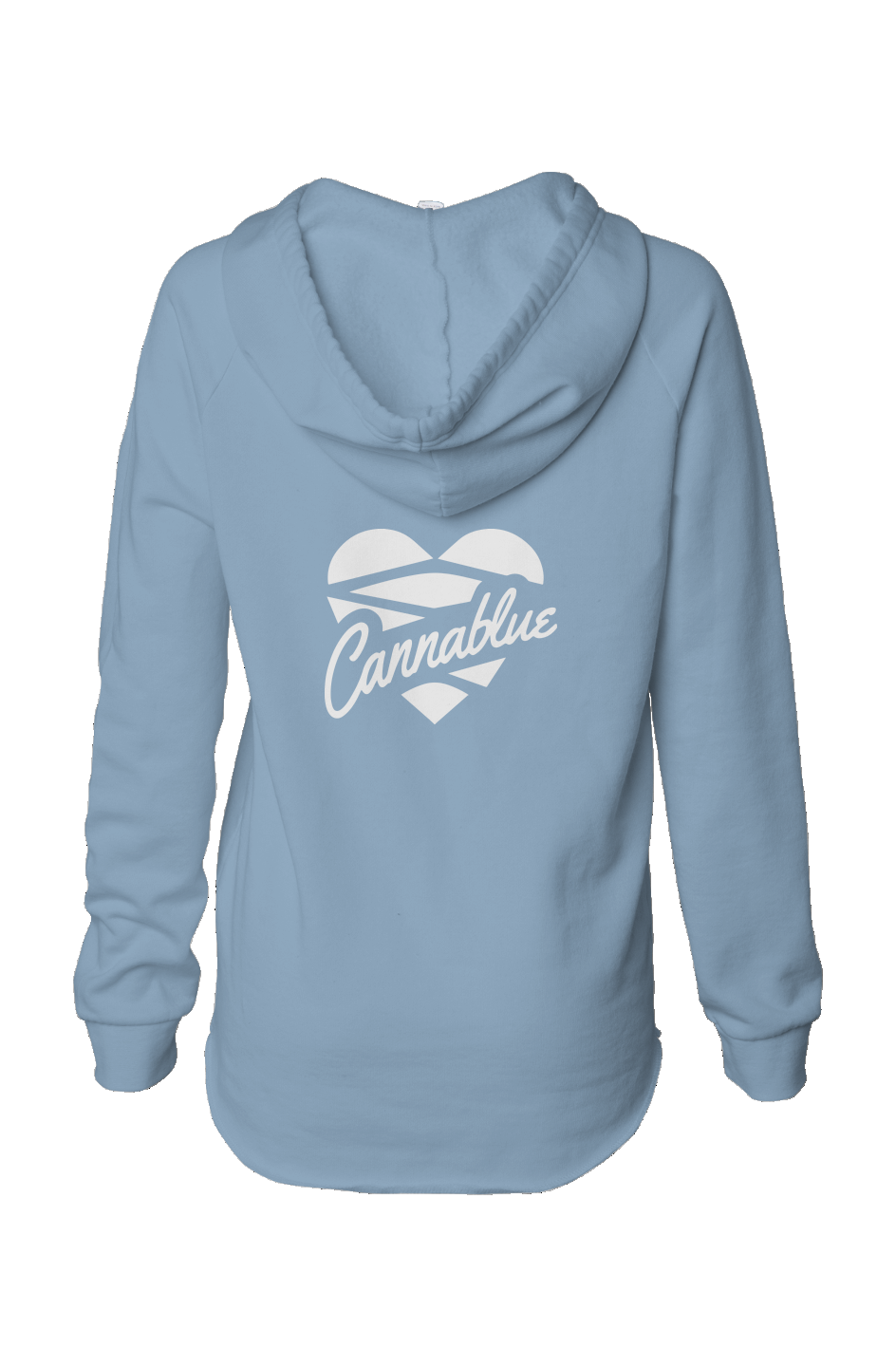 Heart Throb Womens Lightweight Wash Hooded Sweats