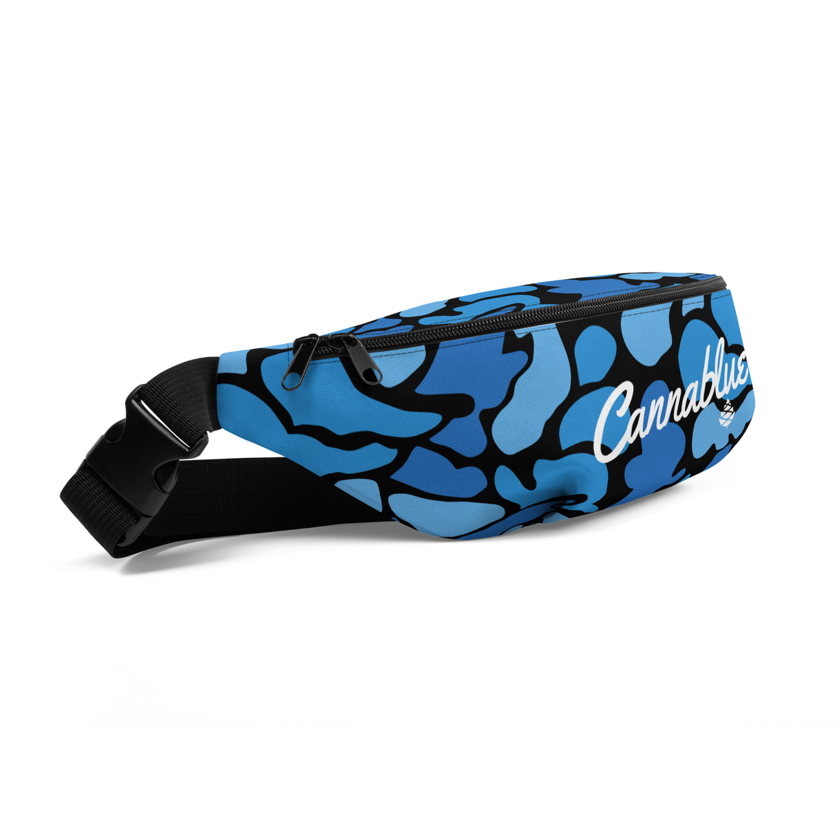 Camo Dark Script Fanny Pack