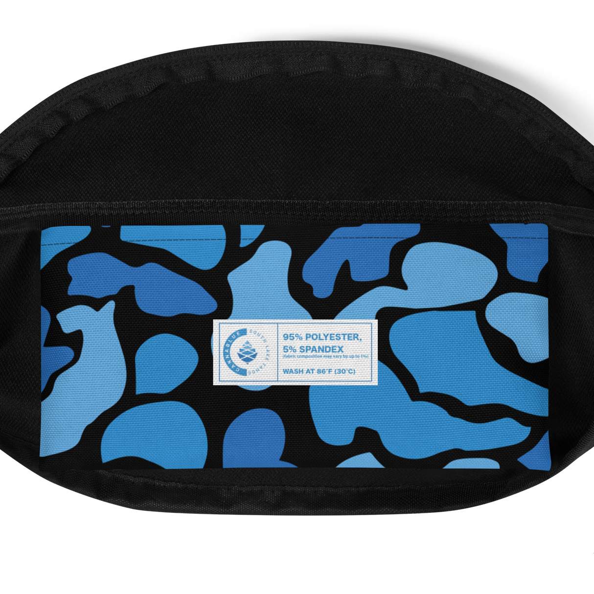 Camo Dark Script Fanny Pack