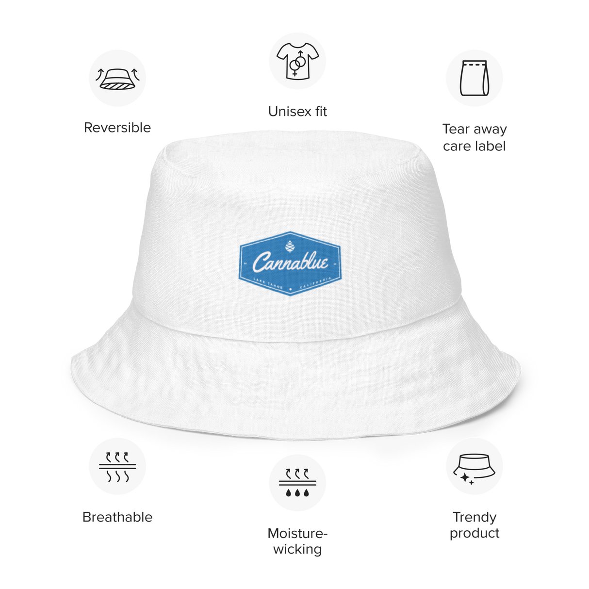 Hunter S. Reversible bucket hat