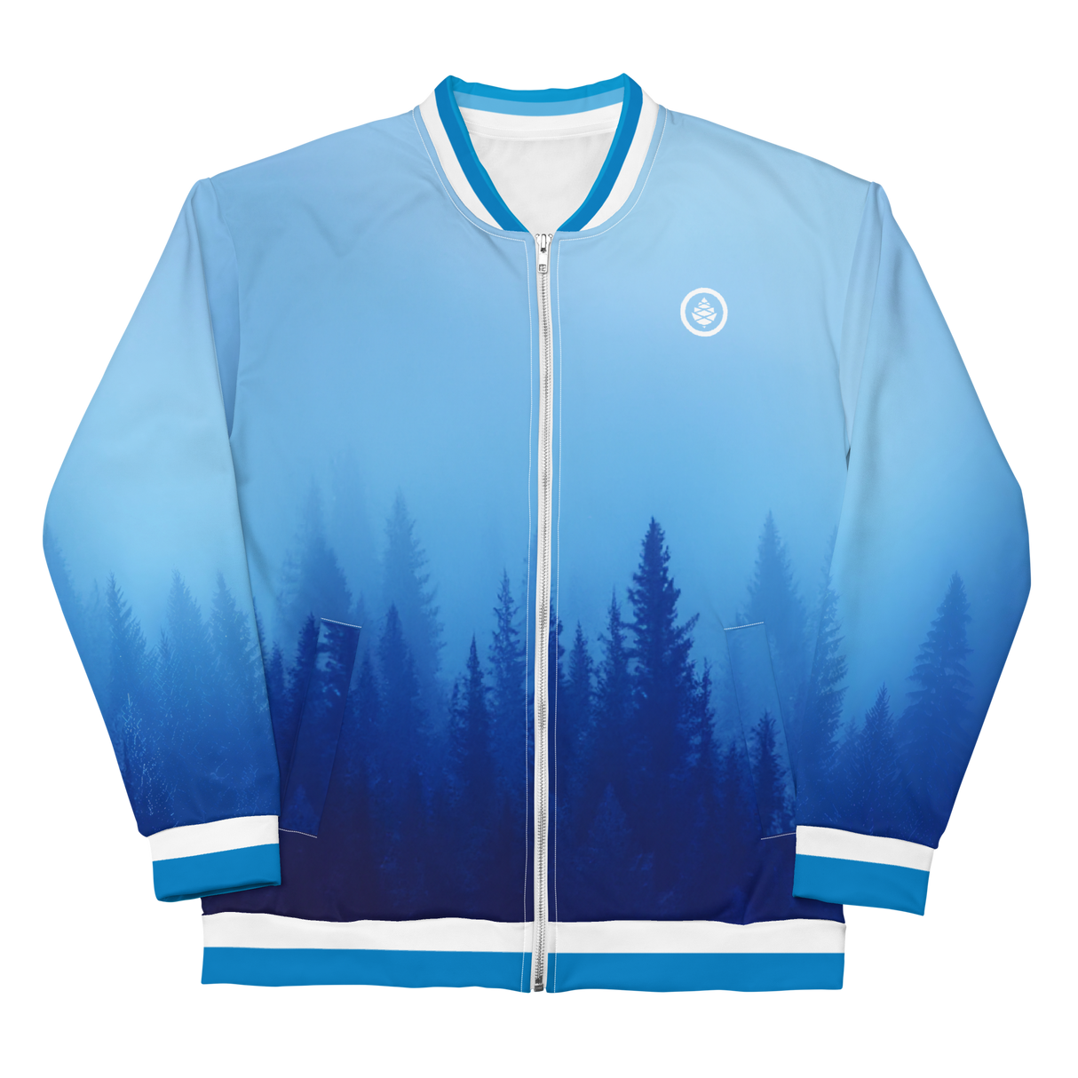 Blue Morning Unisex Bomber Jacket