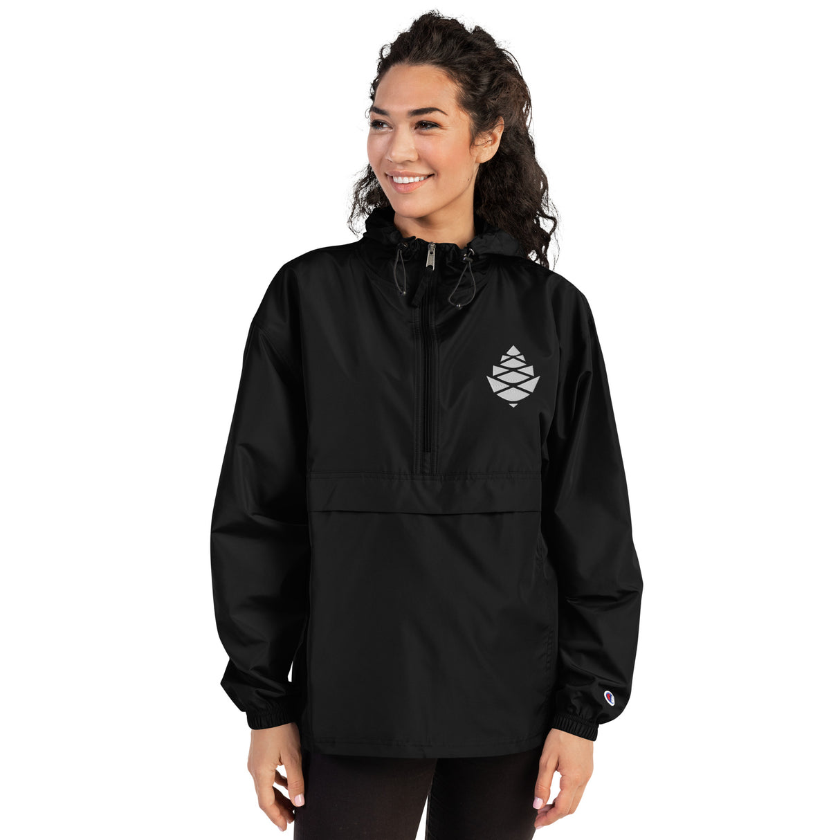 CONE Womens Embroidered Champion Packable Jacket