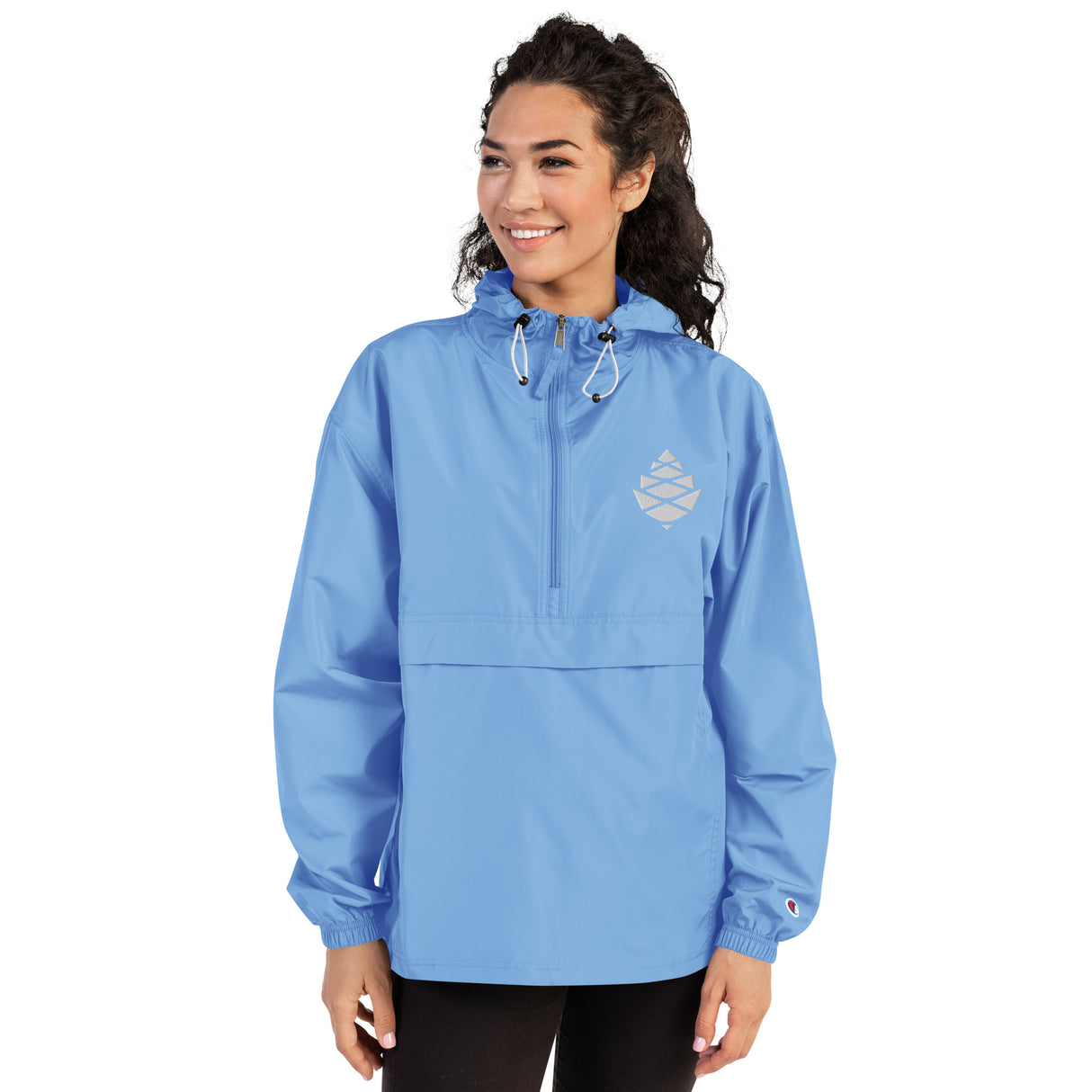 CONE Womens Embroidered Champion Packable Jacket