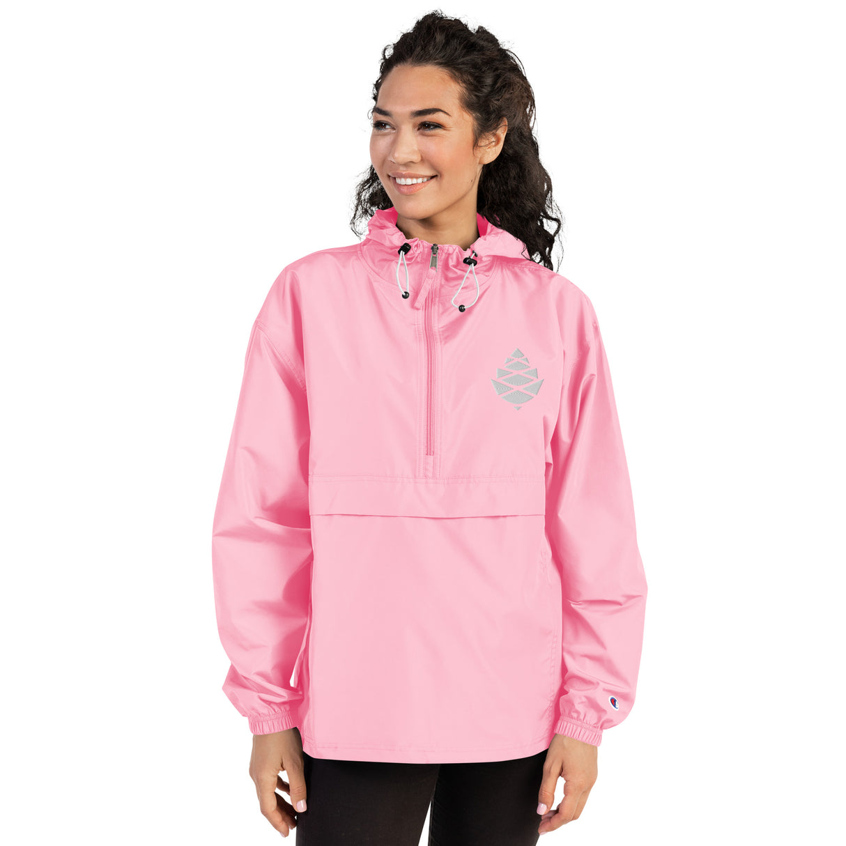 CONE Womens Embroidered Champion Packable Jacket