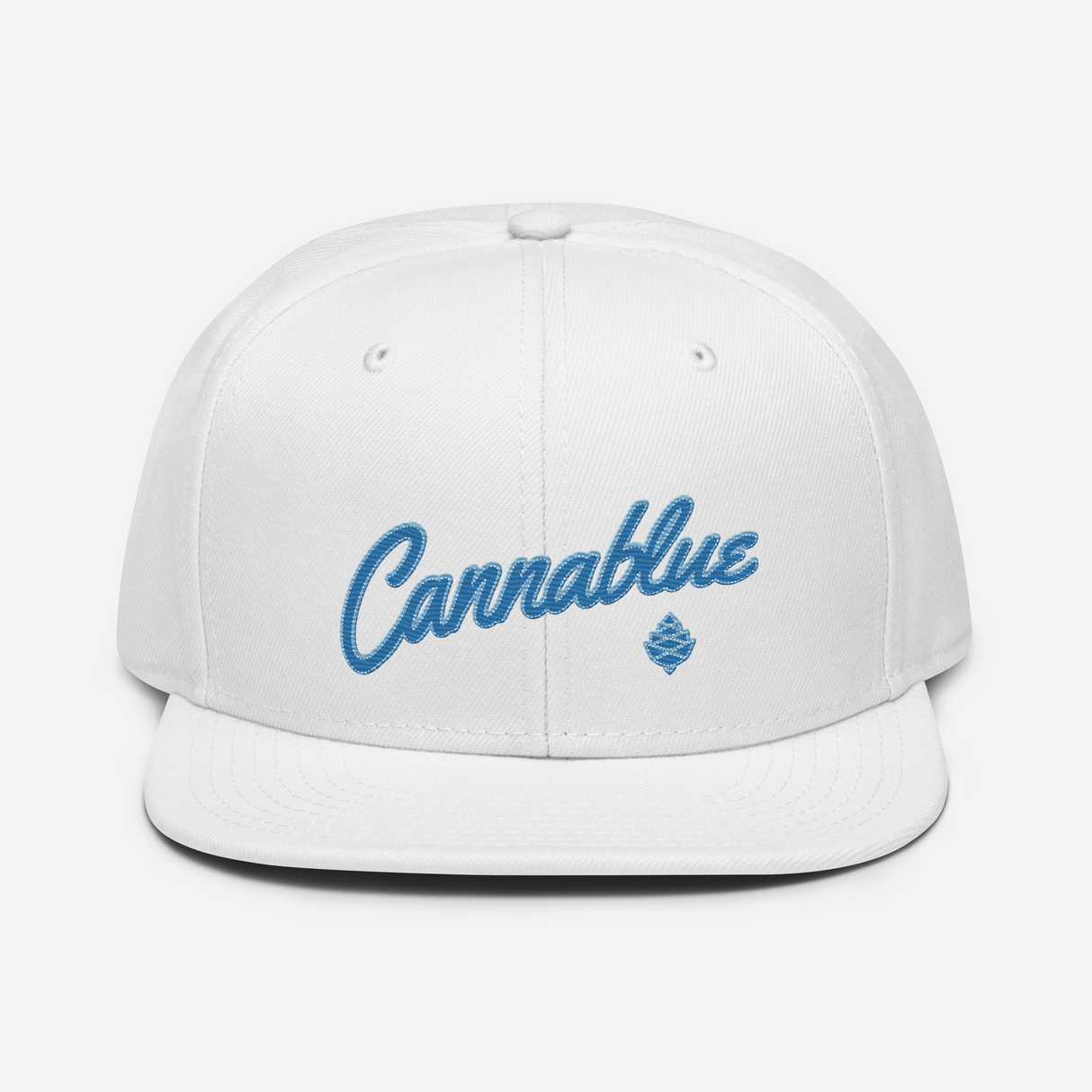 Blue Script Snapback Hat