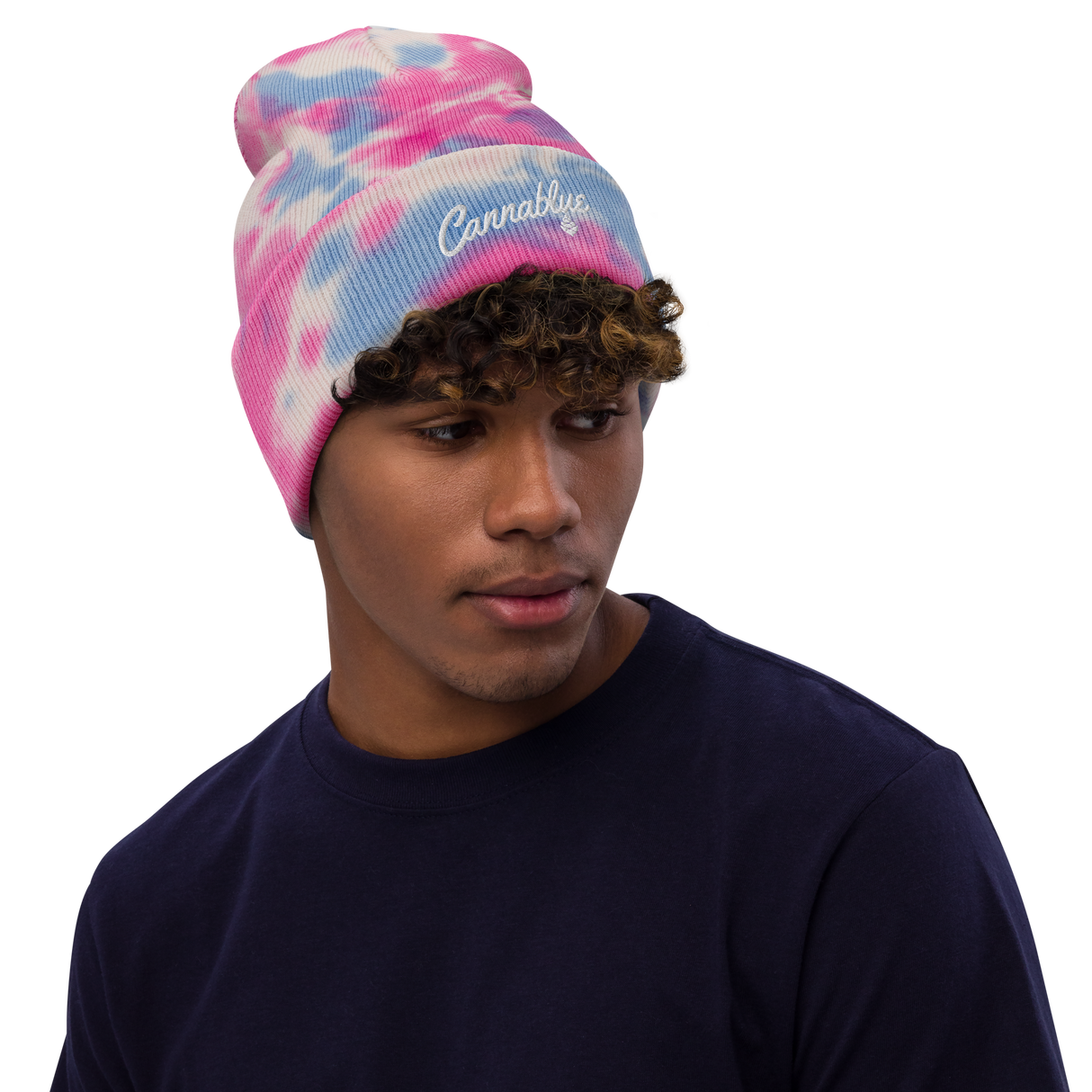 Script Tie-dye beanie