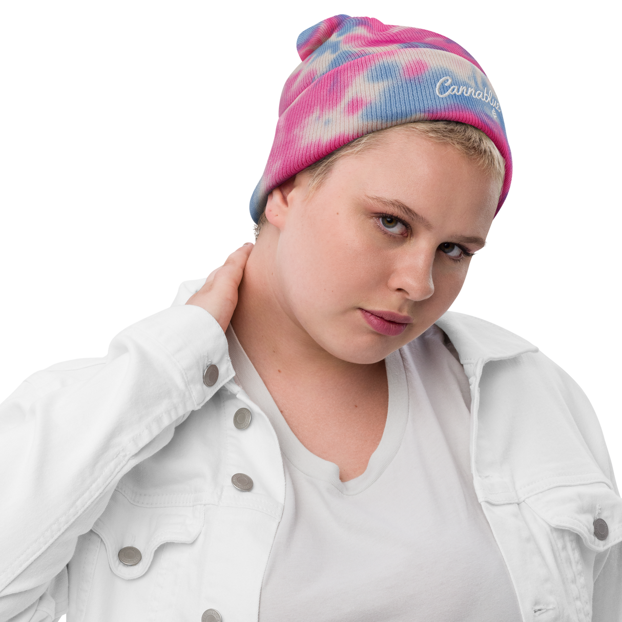 Script Tie-dye beanie