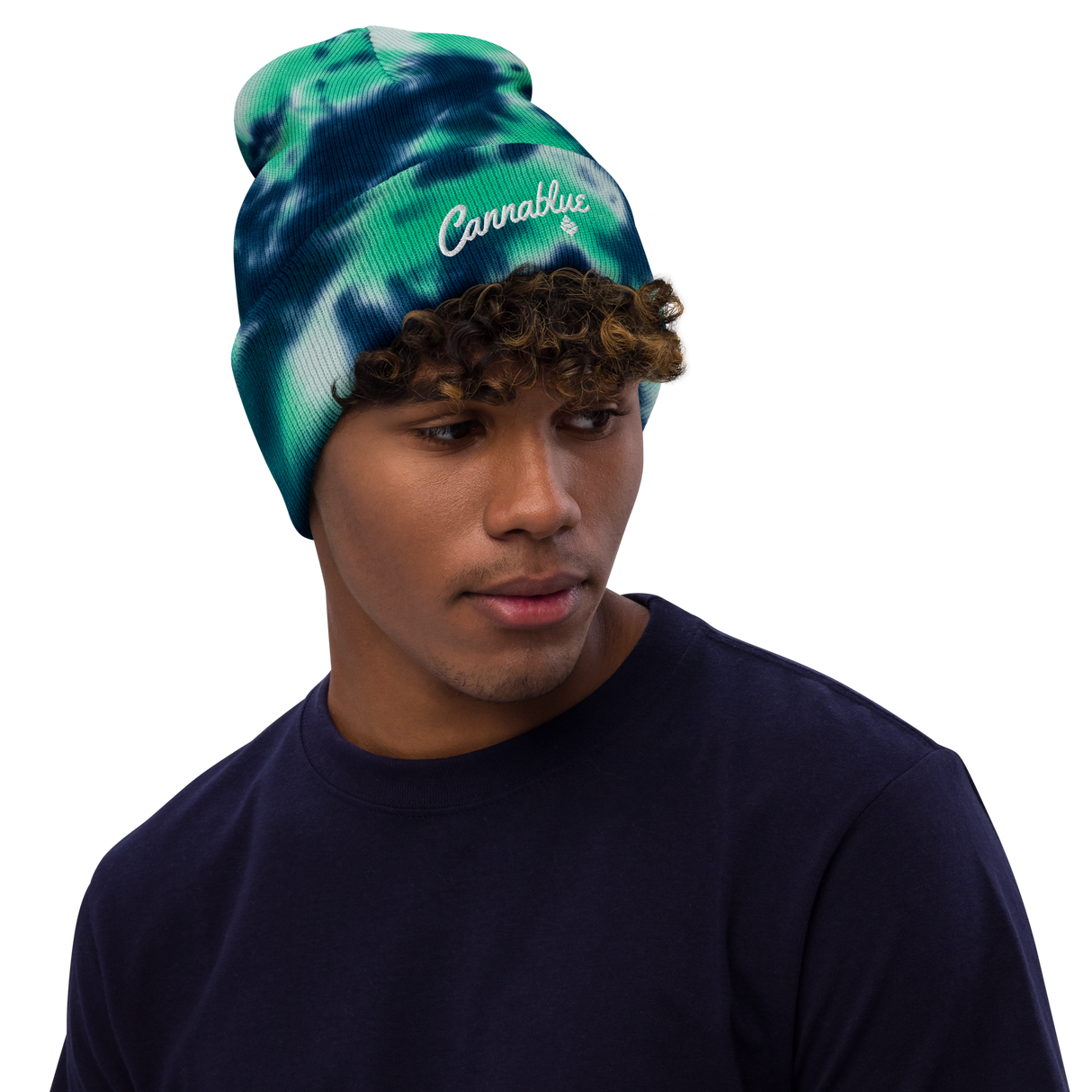 Script Tie-dye beanie
