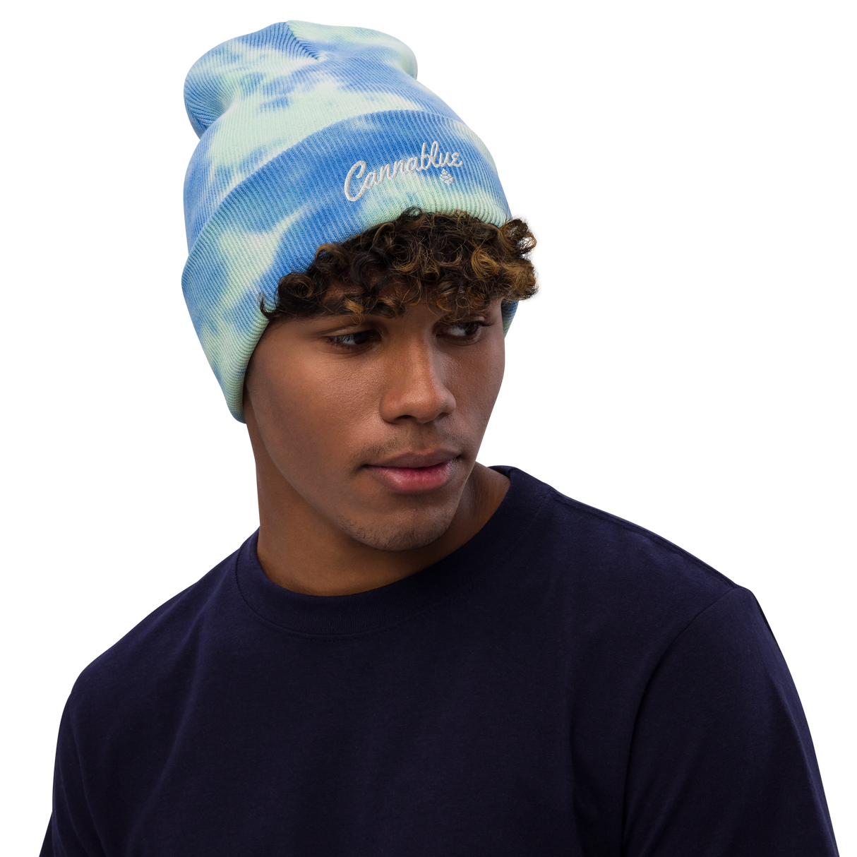 Script Tie-dye beanie