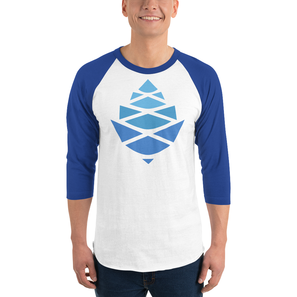 BIG CONE 3/4 sleeve raglan shirt