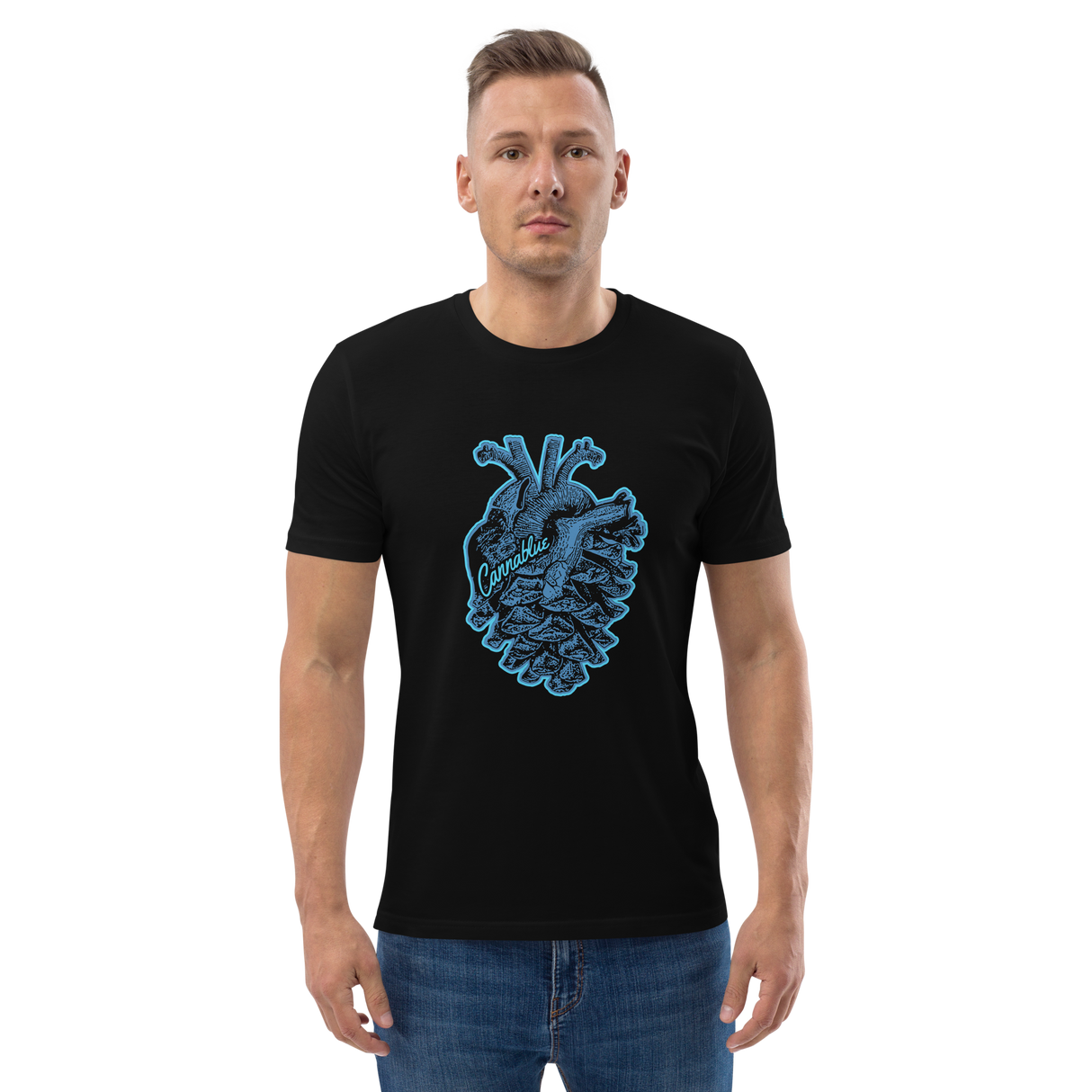 Cone Hearted Unisex organic cotton t-shirt