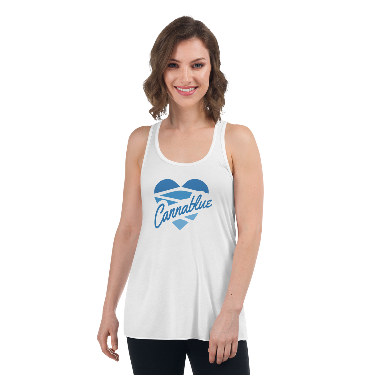 HEART Women's Flowy Racerback Tank