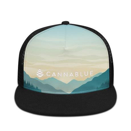 Sunset Embroidered Front and Printing Mesh Hip-hop Hats