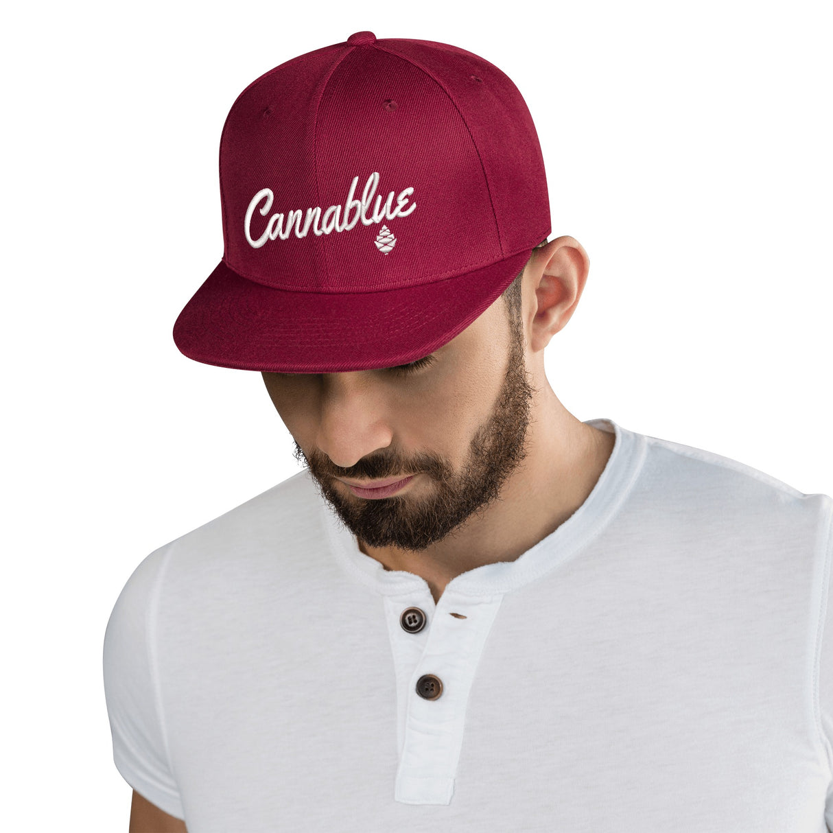 Script 4-sided snapback