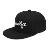 Script 4-sided snapback