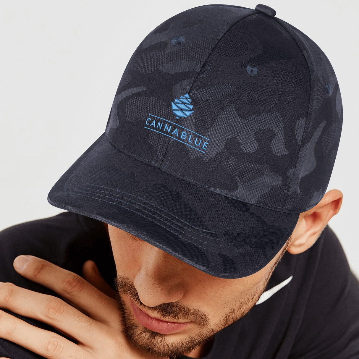 Cone Embroidered Sports Camo Caps