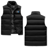 The South Lake Mens Warm Stand Collar Zip Up Puffer Vest