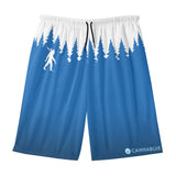 Hashsquatch Mens Lightweight Beach Shorts