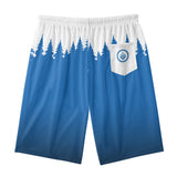 Hashsquatch Mens Lightweight Beach Shorts