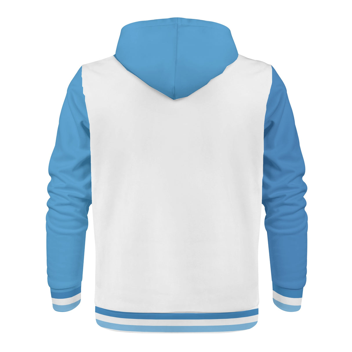 Mens All Over Print Zip Up Hoodie