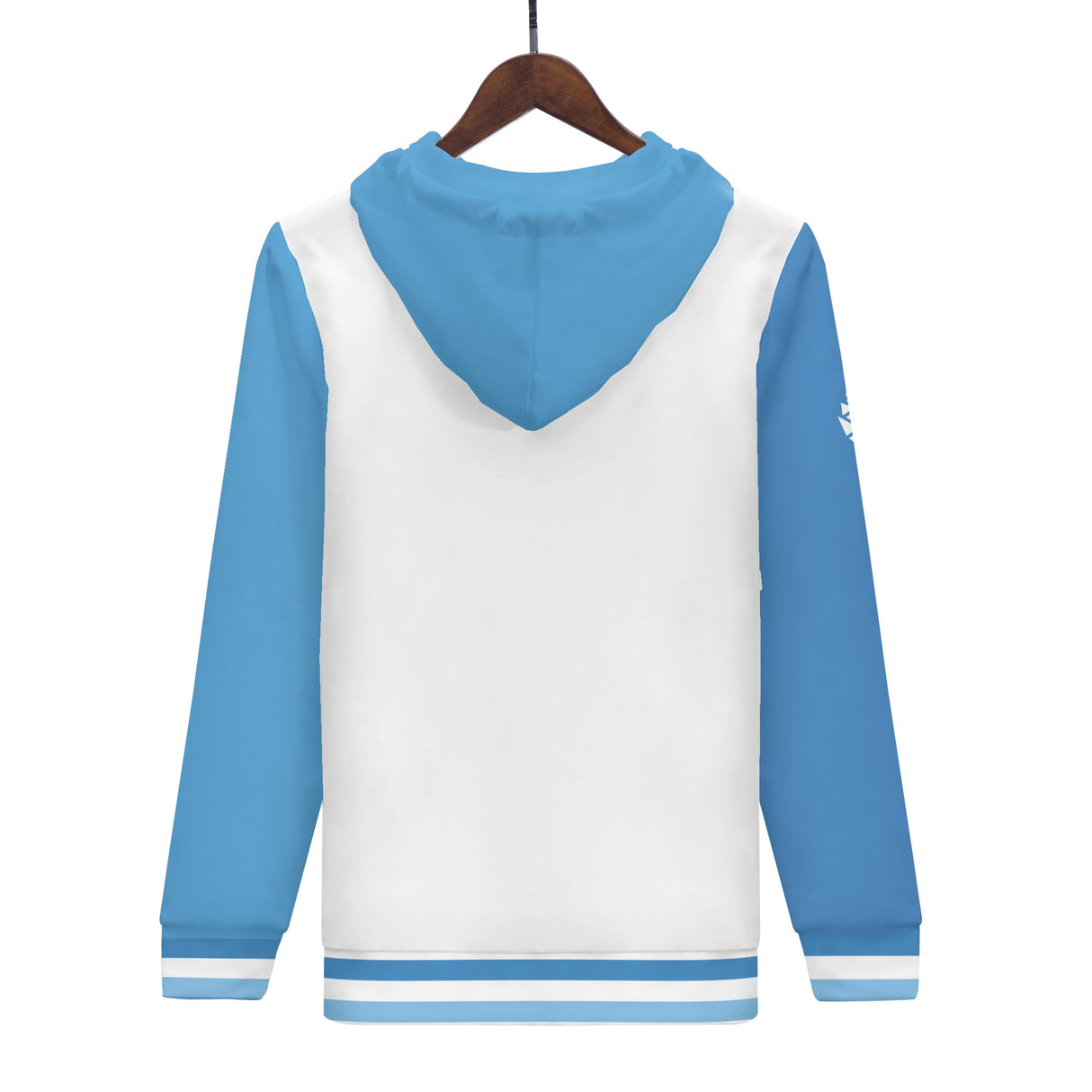 Mens All Over Print Zip Up Hoodie