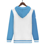 Mens All Over Print Zip Up Hoodie