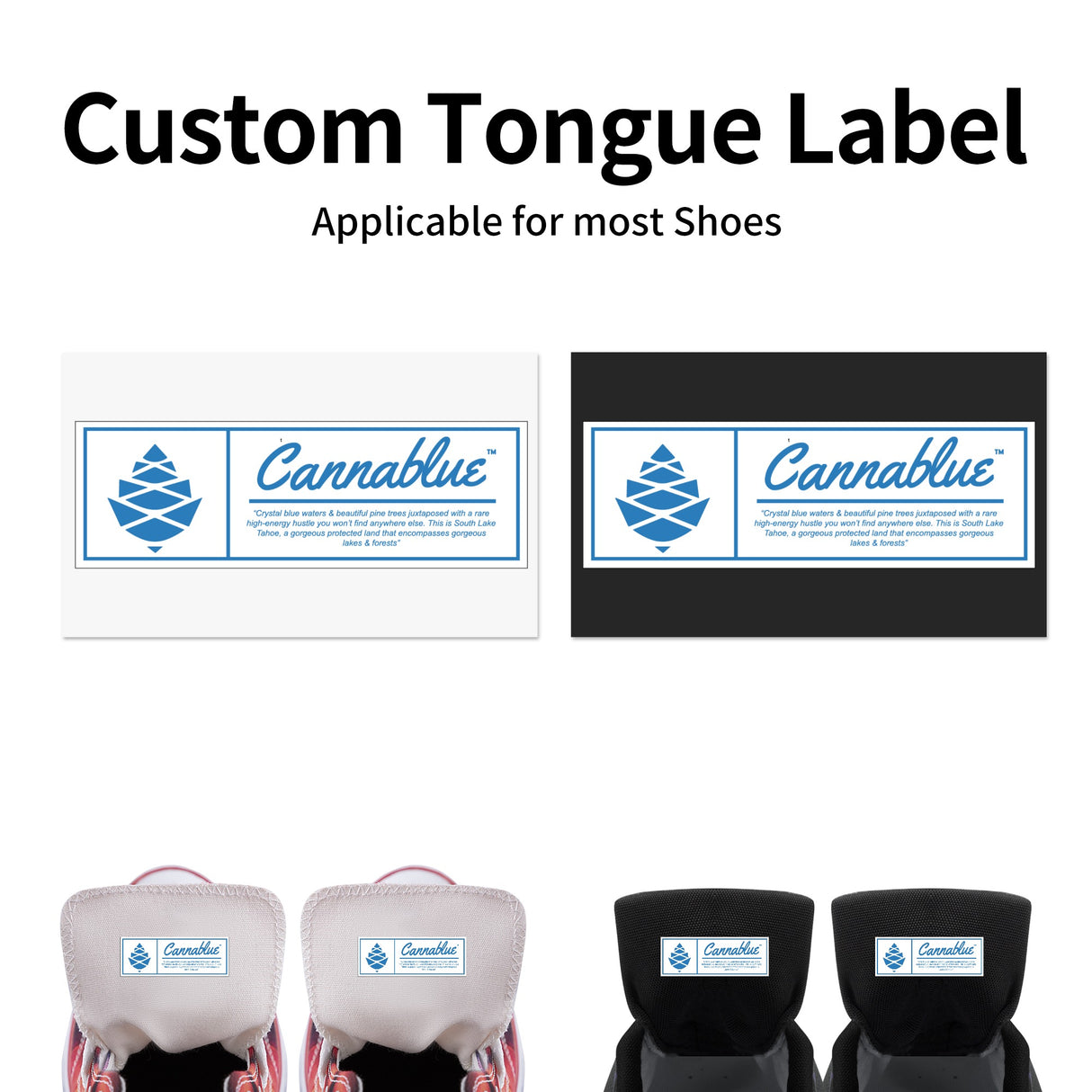 Lake Blue Mens Low Top Leather Sneakers