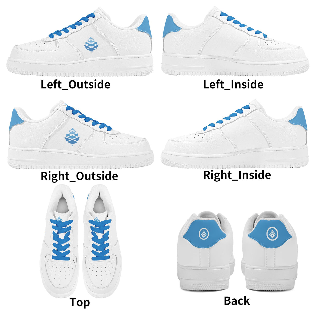 Cone Mens Low Top Leather Shoes