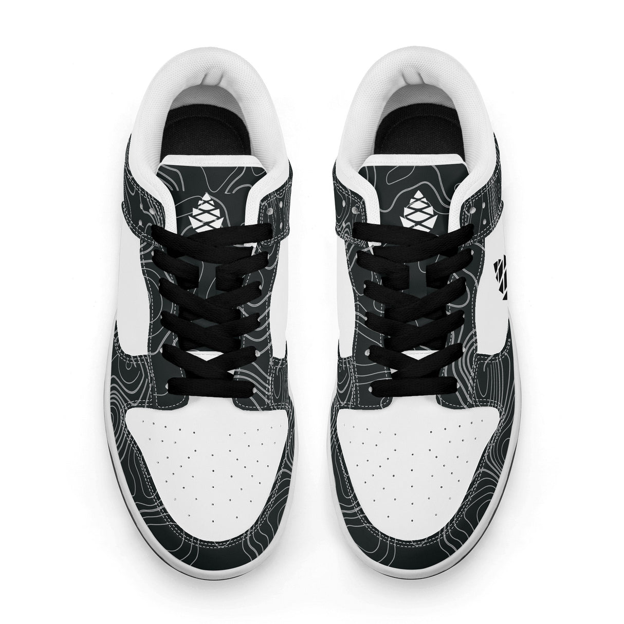 Mens Dunk Stylish Low Top Leather Sneakers