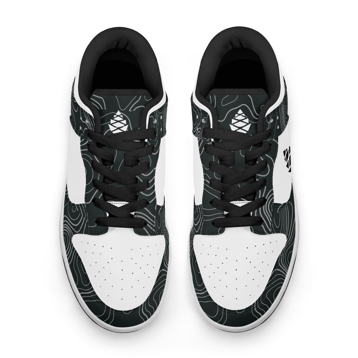 Mens Dunk Stylish Low Top Leather Sneakers