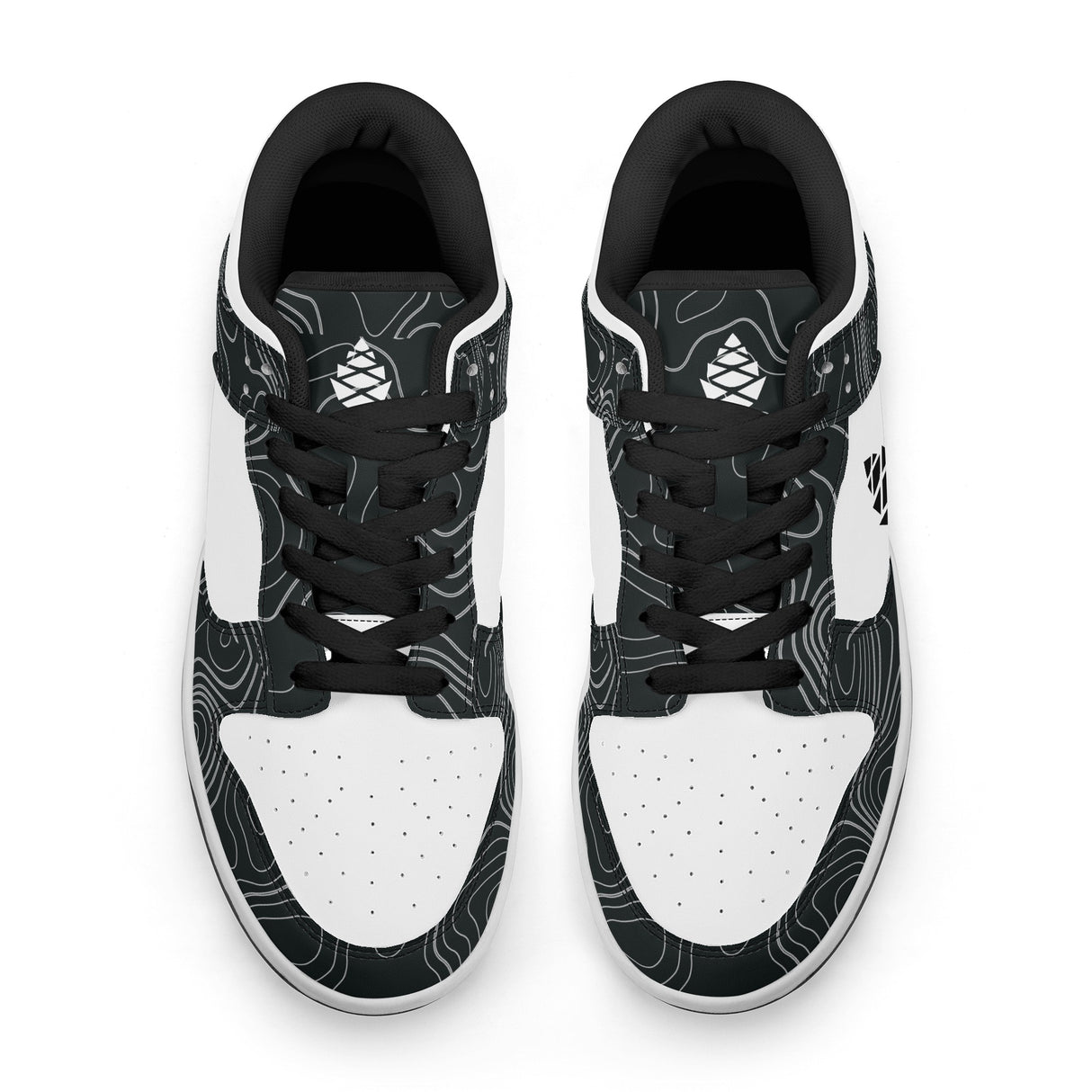 Mens Dunk Stylish Low Top Leather Sneakers