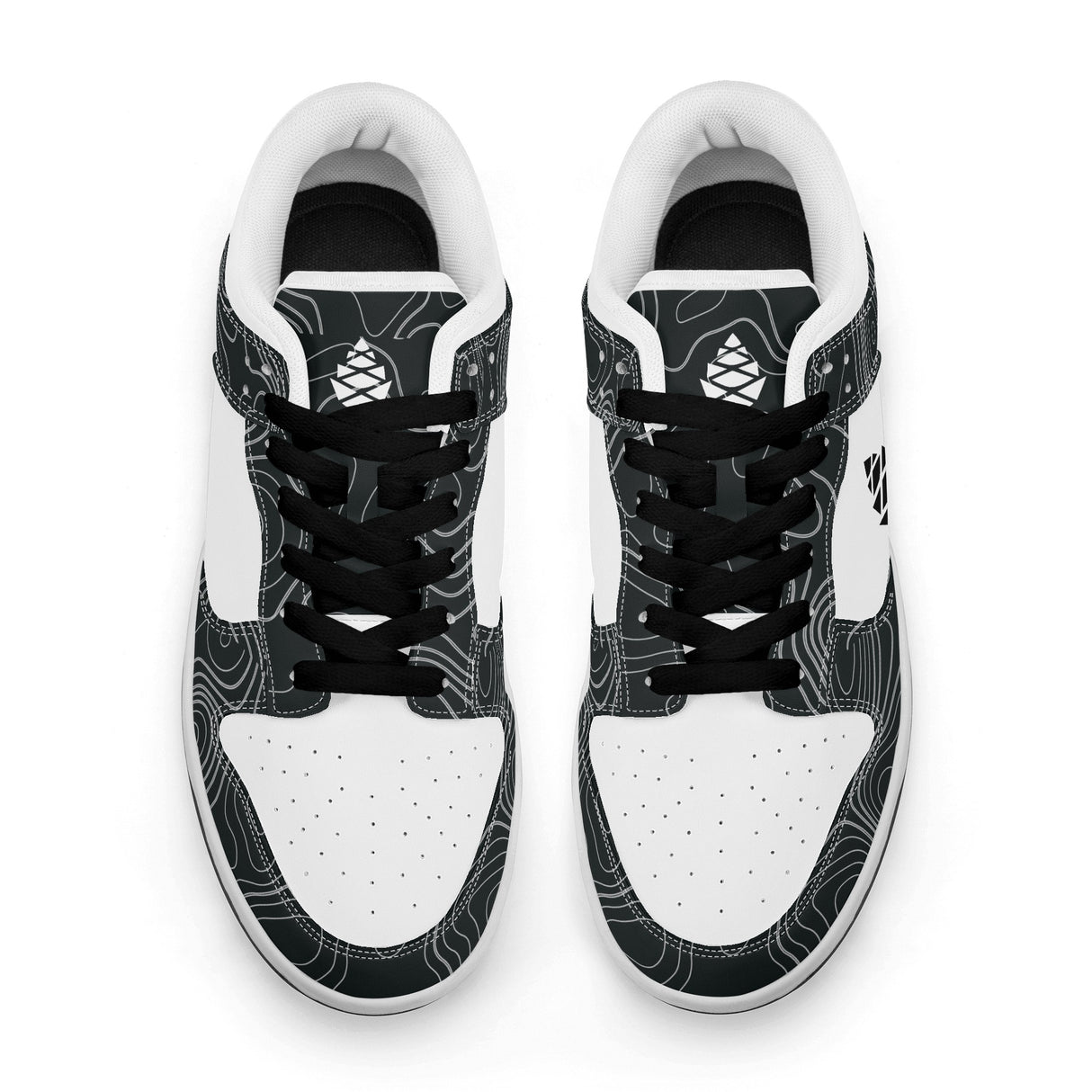 Mens Dunk Stylish Low Top Leather Sneakers