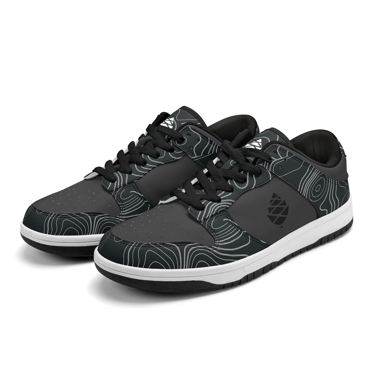 Mens Dunk Stylish Low Top Leather Sneakers