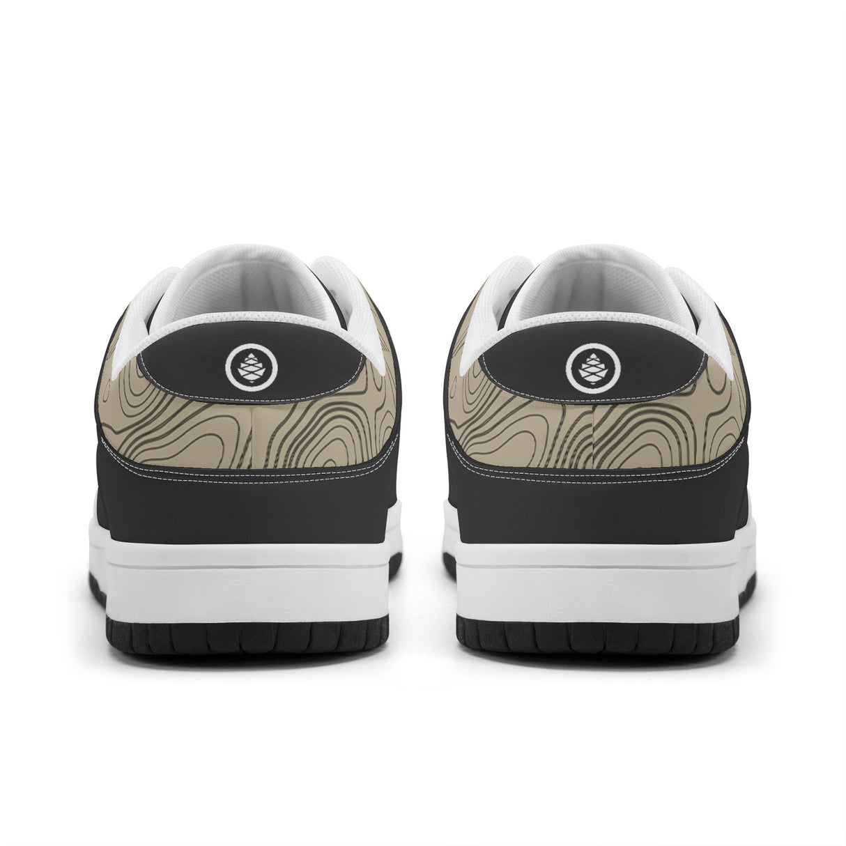 Mens Dunk Stylish Low Top Leather Sneakers