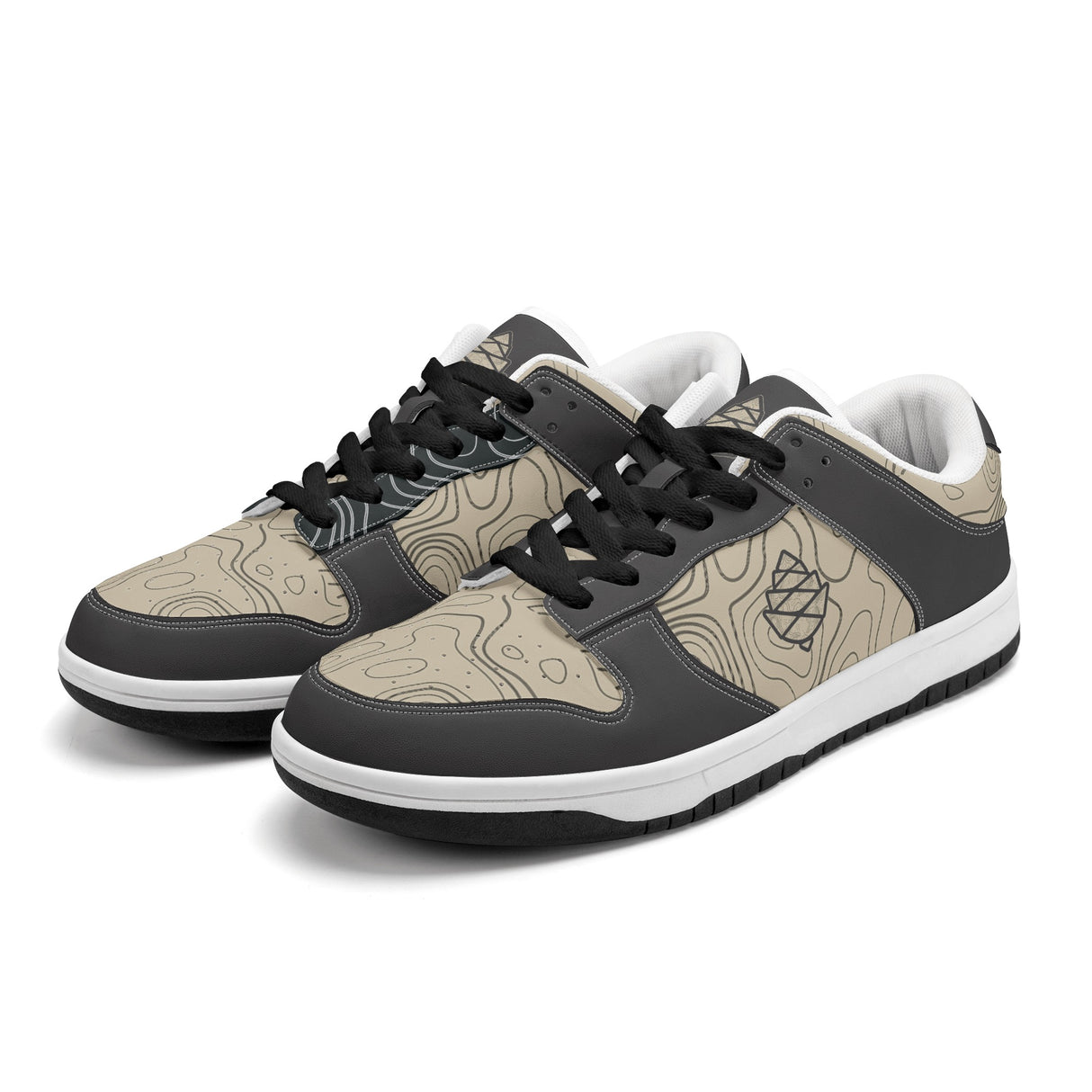 Mens Dunk Stylish Low Top Leather Sneakers