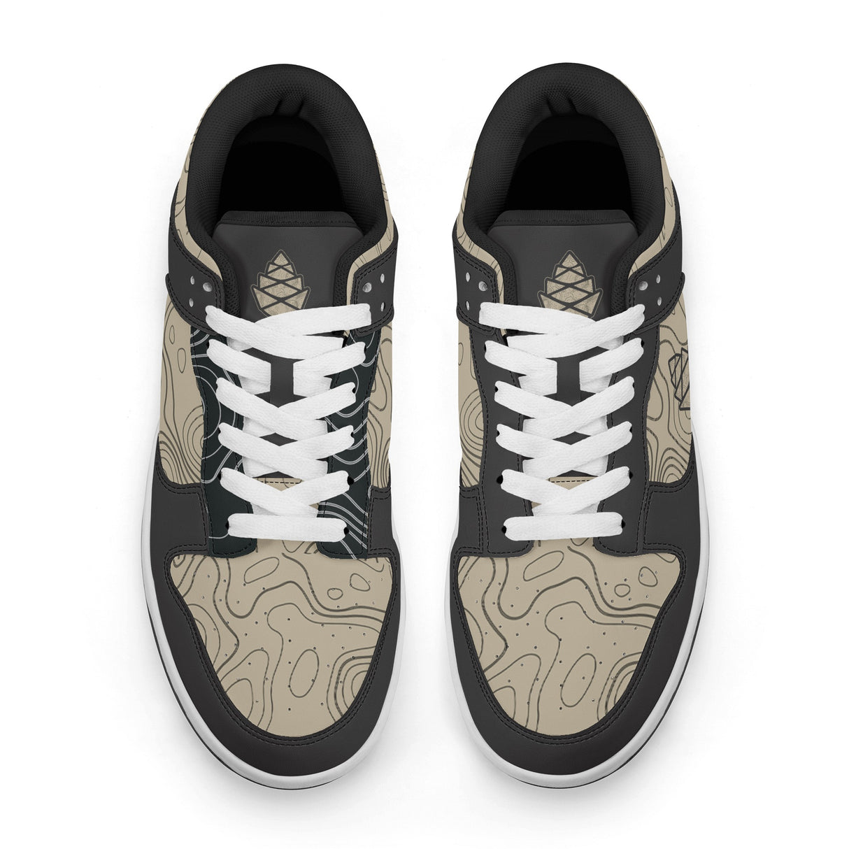 Mens Dunk Stylish Low Top Leather Sneakers