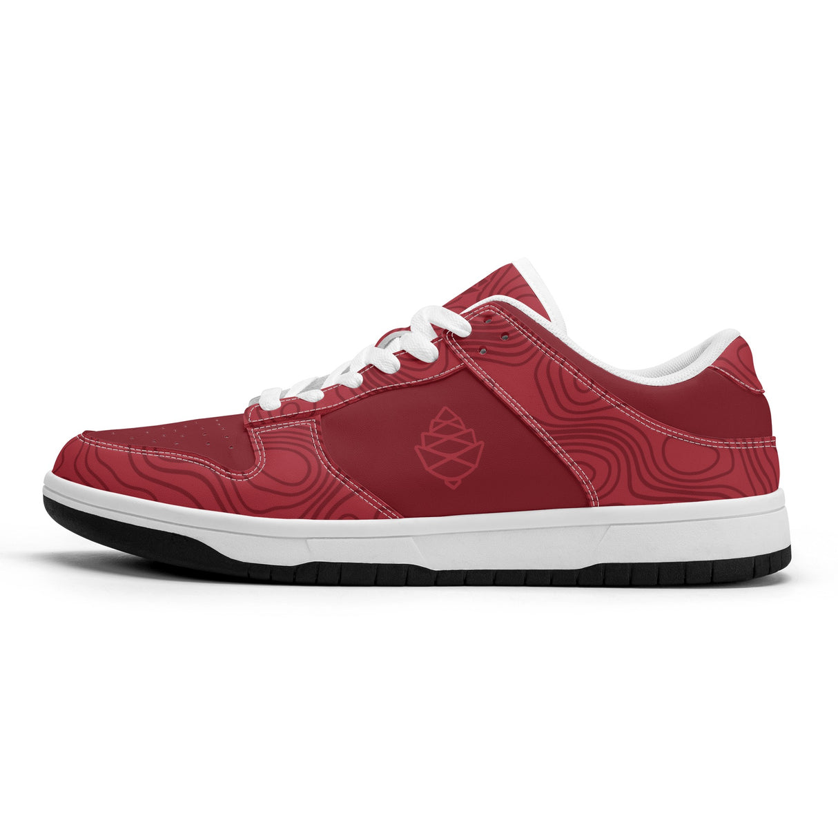 Mens Dunk Stylish Low Top Leather Sneakers