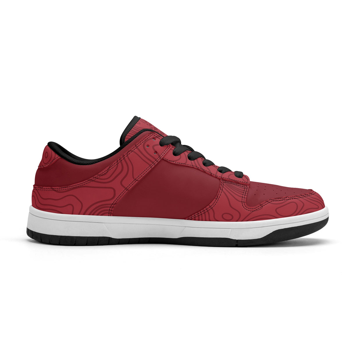 Mens Dunk Stylish Low Top Leather Sneakers